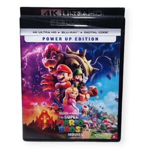 The Super Mario Movie 4K UltraHD Power Up Ed. + Digital Code+ Blu-Ray Pre-owned